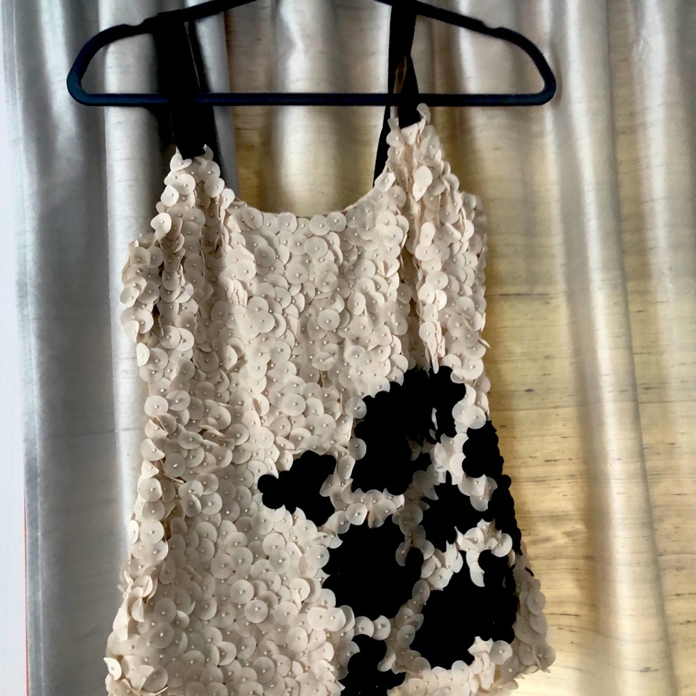 NWT Beautiful unique beaded top